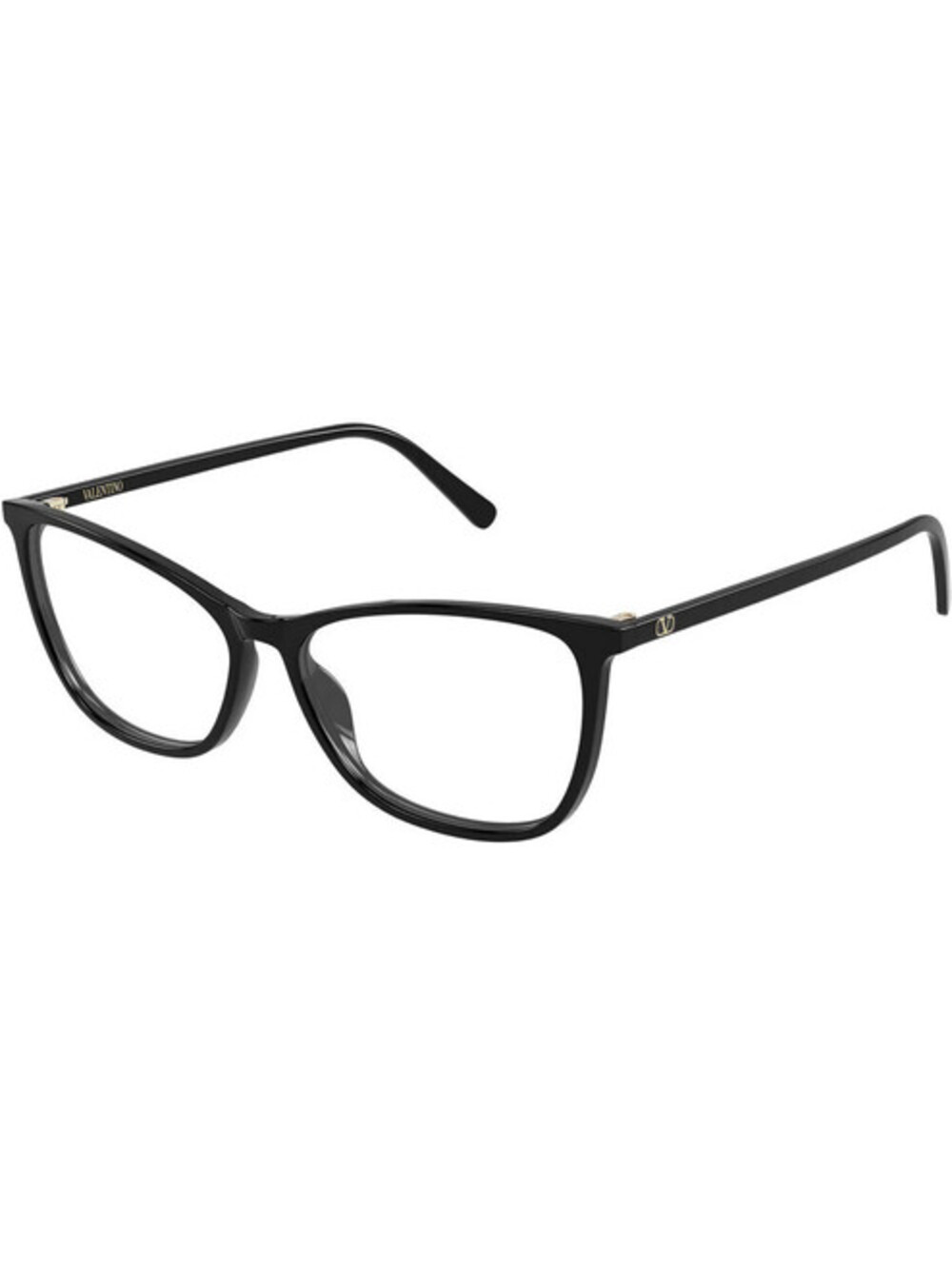 Valentino VG0024O 001 Black Cat Eye Optical Eyeglasses Frames Women Italy